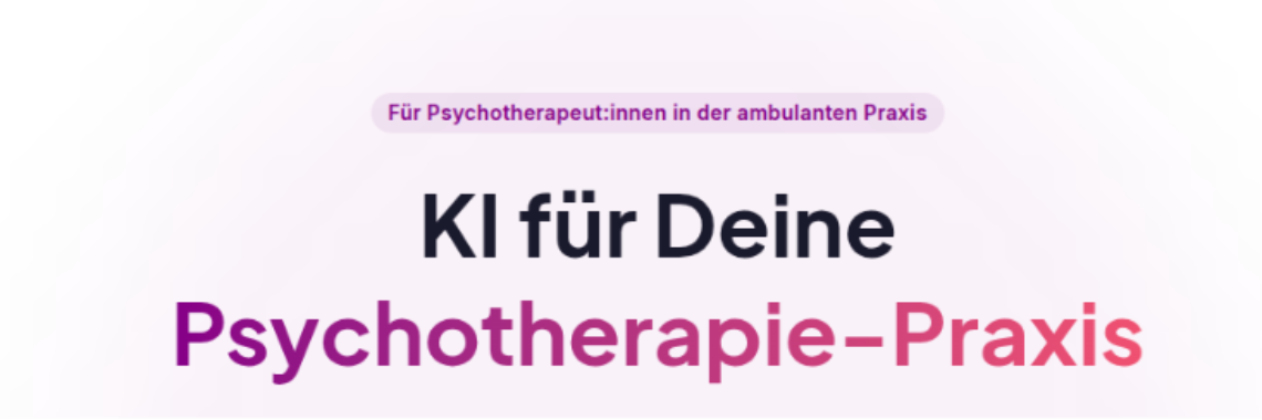 Psychotherapie KI Vergleich