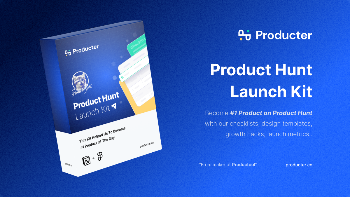 Product Hunt Launch Kit that made us #1 🔥 : sametozkale