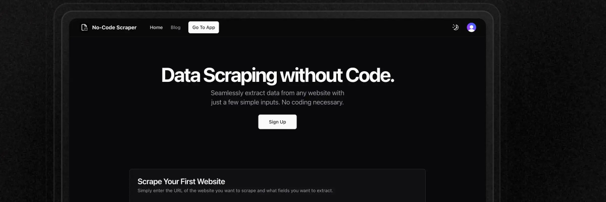 NoCode Scraper