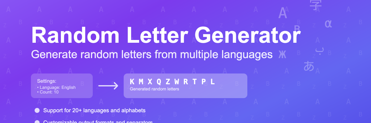Random Letter Generator