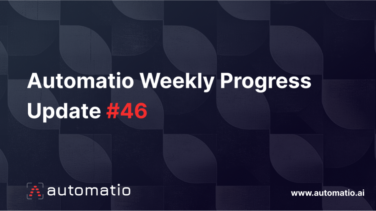 Automatio extension update, bug fixes, and SEO optimization- Weekly progress update #46 : Automatio : shtefcs