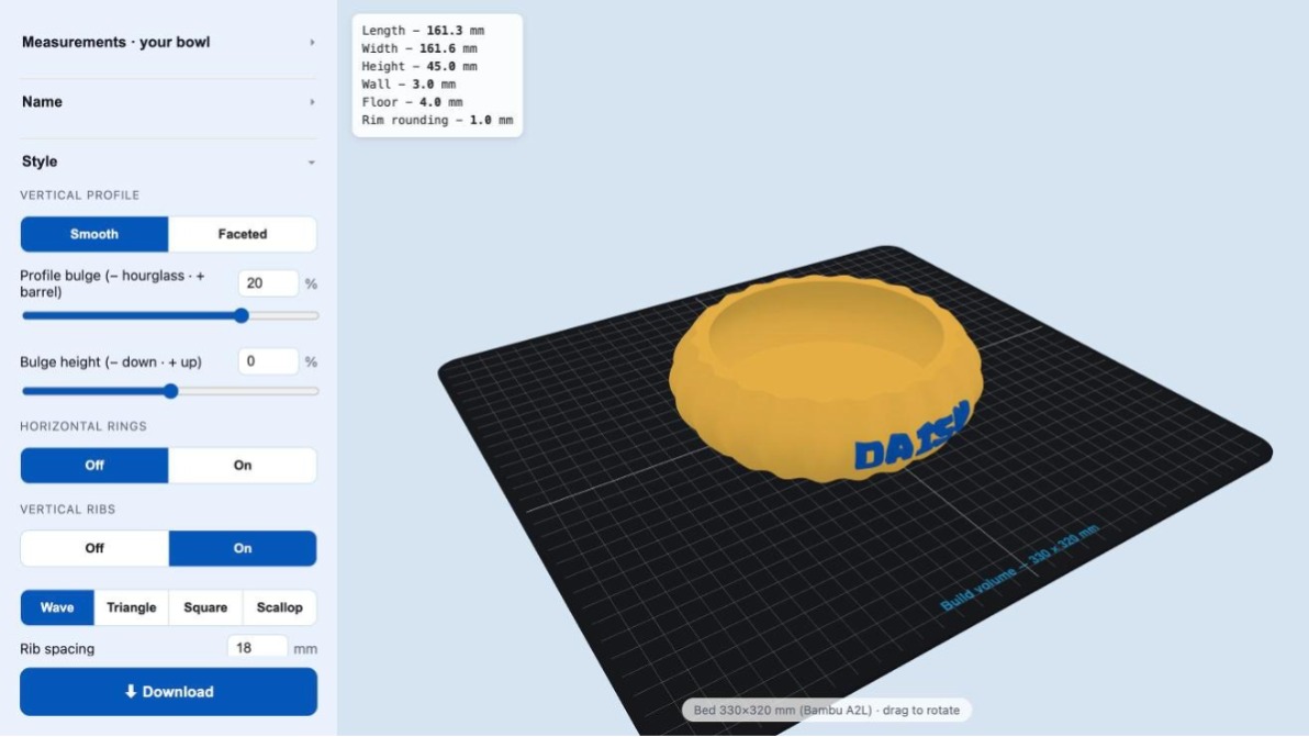 Custom pet bowls with your pet's name : 3DGEN : 3DGEN
