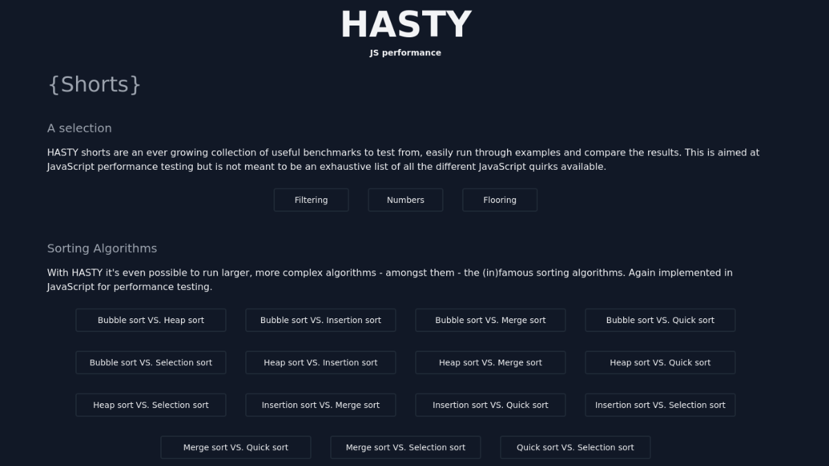 Sorting Algorithms : hasty.dev : Mobilpadde