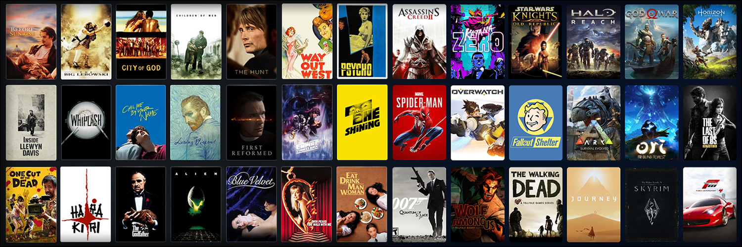 I do stuff on @Letterboxd and @TheGGApp.