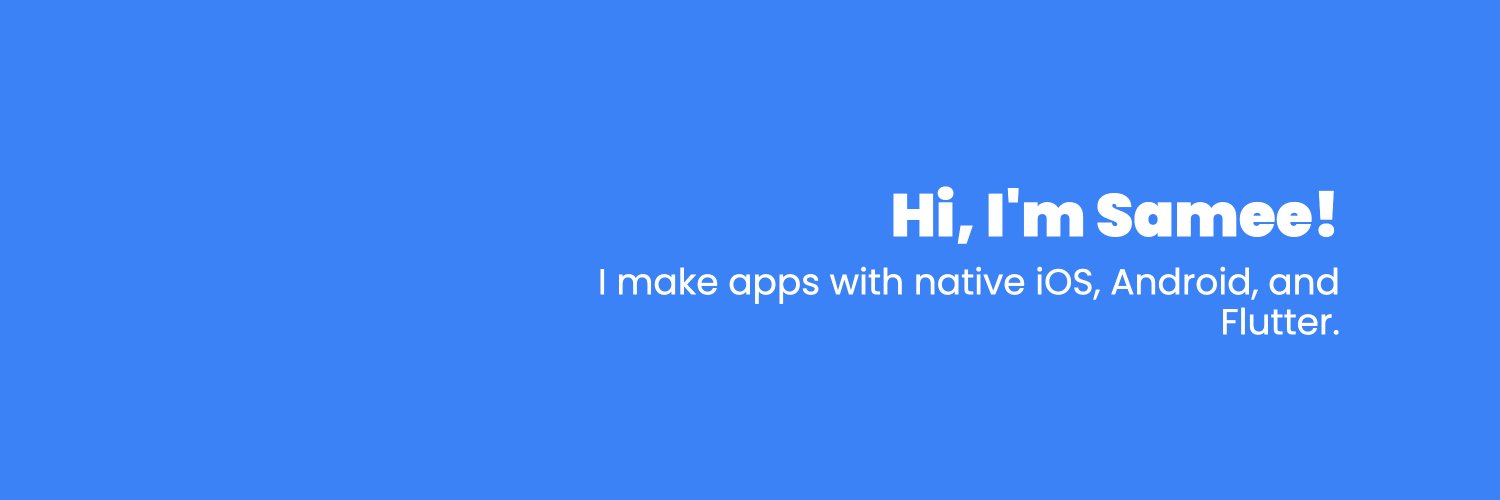 I make apps with native iOS, Android, and Flutter.