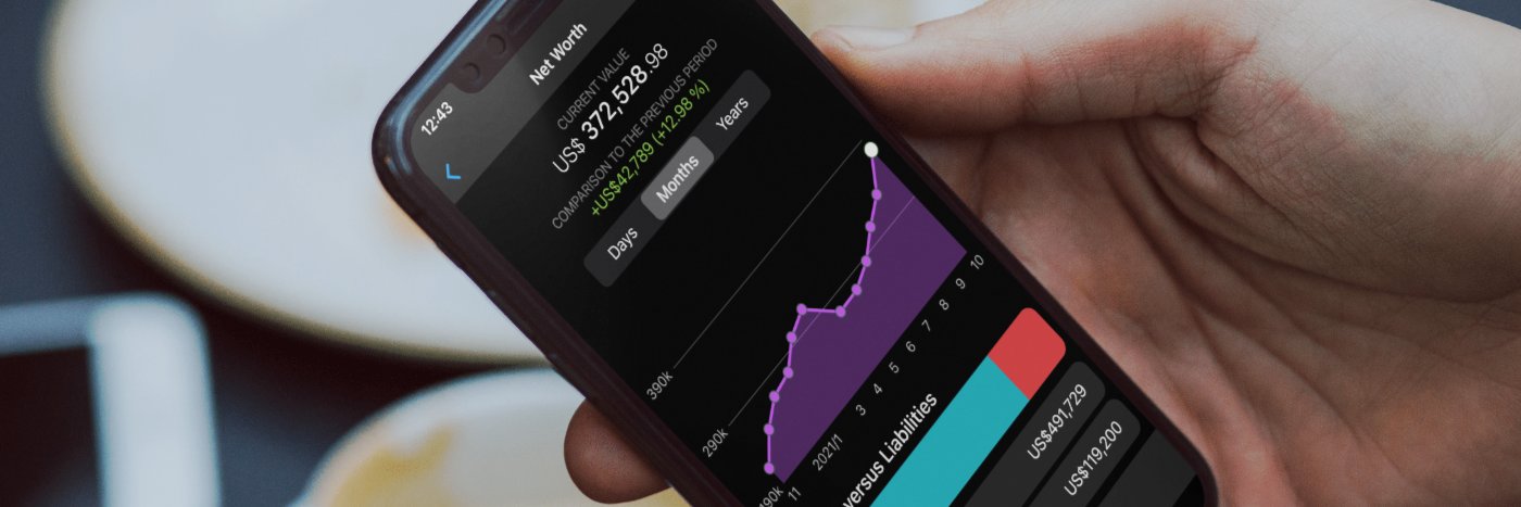 Private and secure app for tracking Net Worth with automation and visualization. Independent of banks and financial advisors.