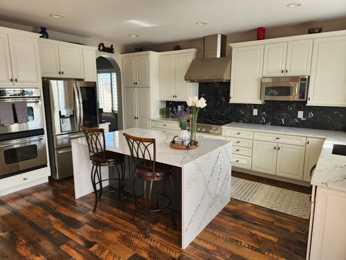 Wild Fox Painting Cabinets project