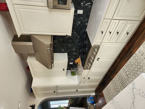 Wild Fox Painting Cabinets project