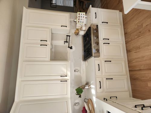 Wild Fox Painting Cabinets project