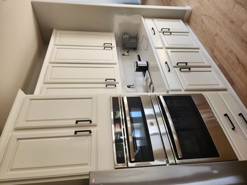 Wild Fox Painting Cabinets project