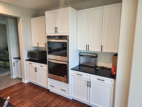 Wild Fox Painting Cabinets project