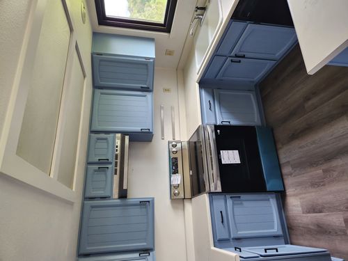 Wild Fox Painting Cabinets project
