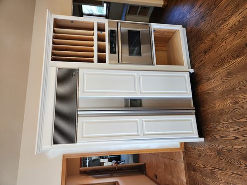 Wild Fox Painting Cabinets project