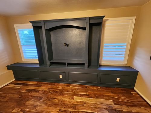 Wild Fox Painting Cabinets project