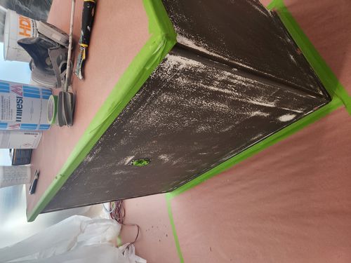 Wild Fox Painting Cabinets project