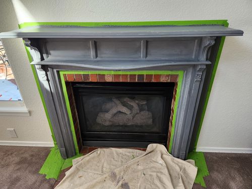 Wild Fox Painting Cabinets project