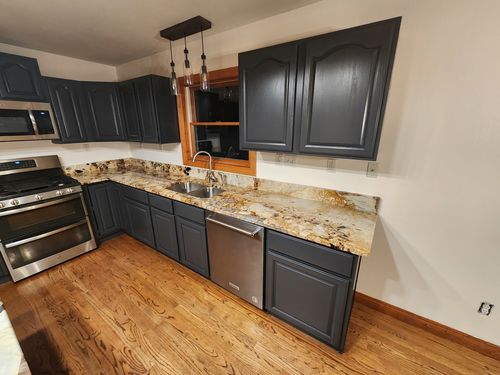 Wild Fox Painting Cabinets project