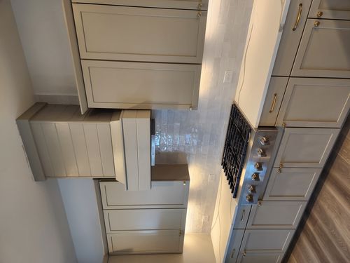 Wild Fox Painting Cabinets project