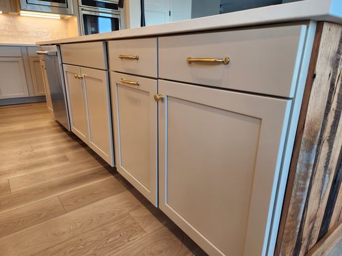 Wild Fox Painting Cabinets project
