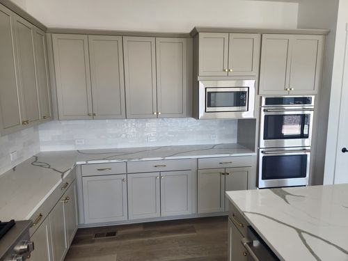 Wild Fox Painting Cabinets project