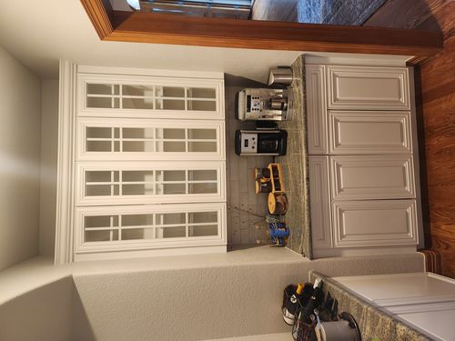 Wild Fox Painting Cabinets project