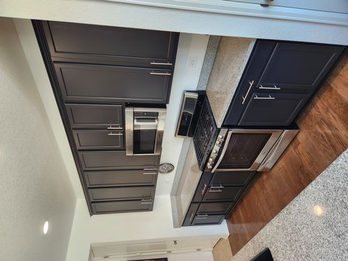 Wild Fox Painting Cabinets project