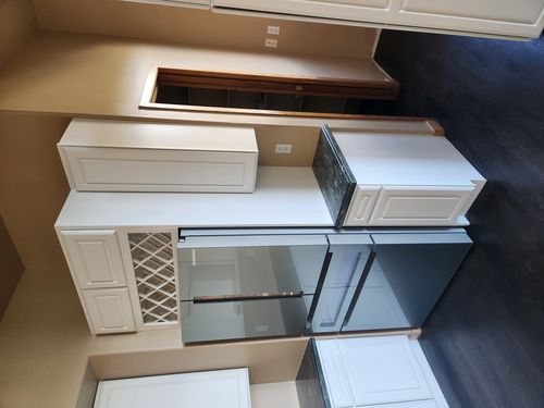 Wild Fox Painting Cabinets project