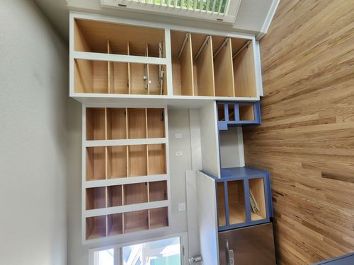 Wild Fox Painting Cabinets project