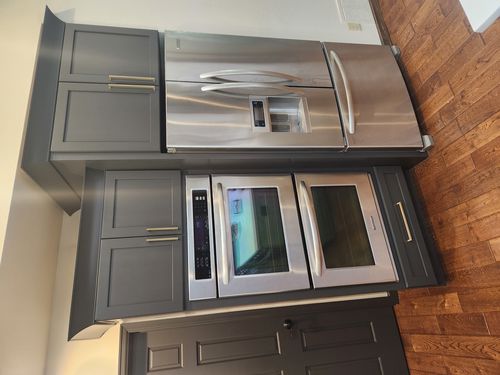 Wild Fox Painting Cabinets project