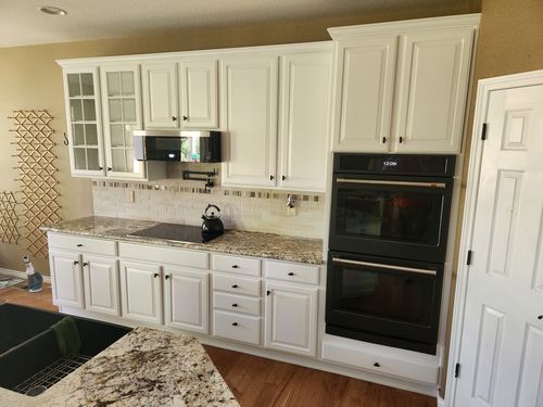 Wild Fox Painting Cabinets project