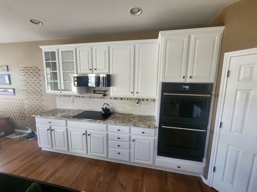 Wild Fox Painting Cabinets project