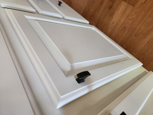 Wild Fox Painting Cabinets project