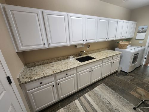 Wild Fox Painting Cabinets project