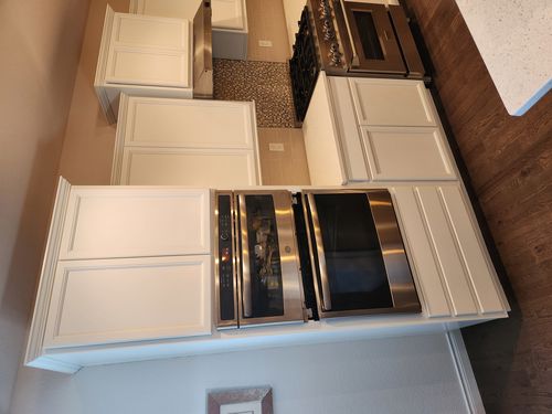 Wild Fox Painting Cabinets project