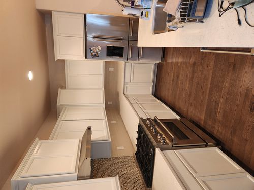 Wild Fox Painting Cabinets project
