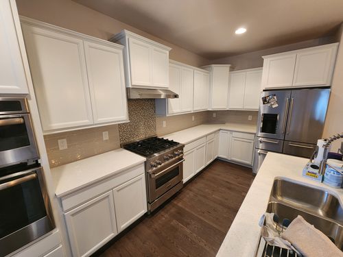 Wild Fox Painting Cabinets project