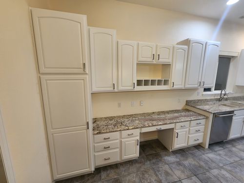 Wild Fox Painting Cabinets project