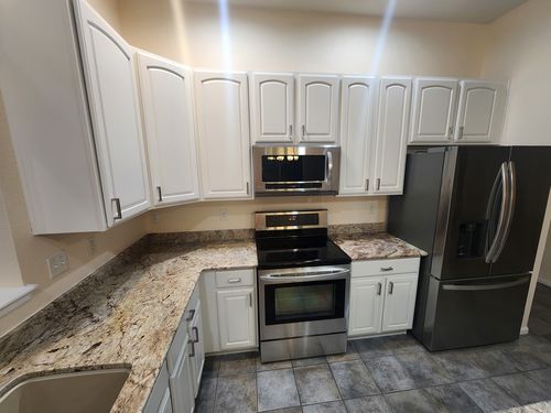 Wild Fox Painting Cabinets project