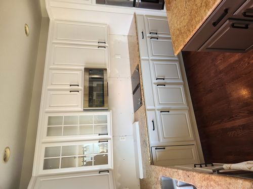 Wild Fox Painting Cabinets project