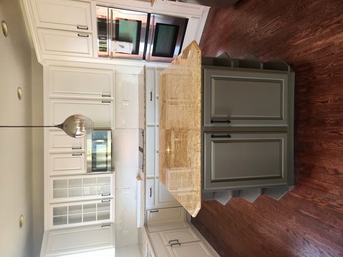 Wild Fox Painting Cabinets project
