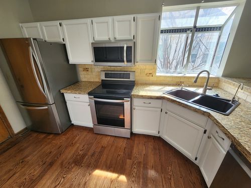 Wild Fox Painting Cabinets project