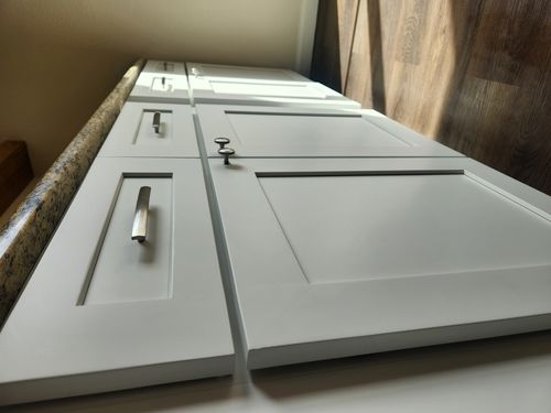 Wild Fox Painting Cabinets project
