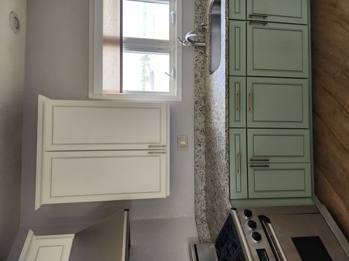 Wild Fox Painting Cabinets project