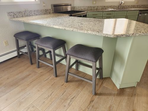 Wild Fox Painting Cabinets project