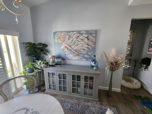 Wild Fox Painting Cabinets project