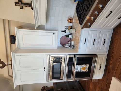 Wild Fox Painting Cabinets project