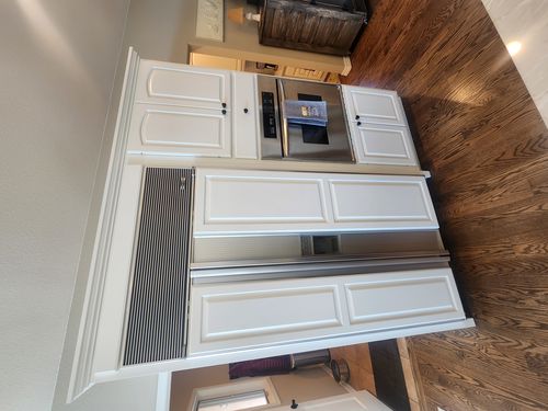 Wild Fox Painting Cabinets project