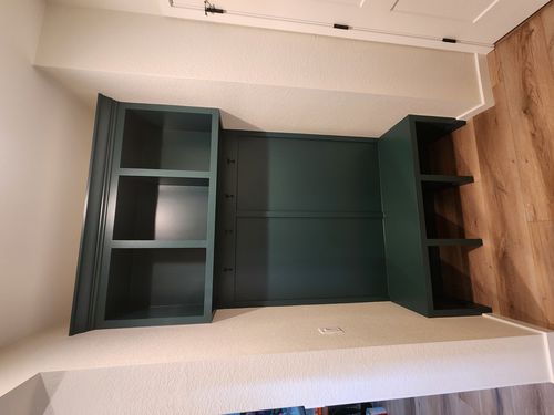 Wild Fox Painting Cabinets project