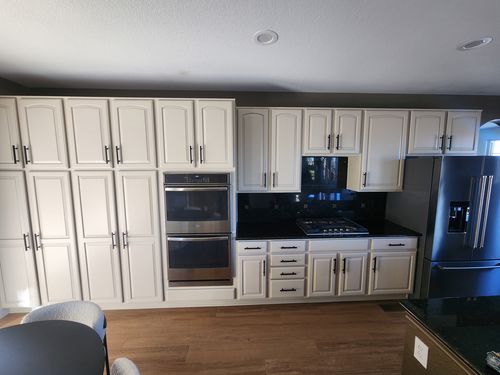 Wild Fox Painting Cabinets project