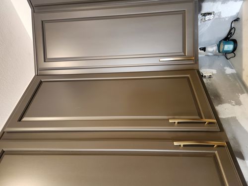 Wild Fox Painting Cabinets project